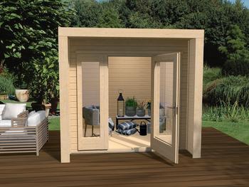 Weka Gartenhaus 263 Gr. 1, ca. B245/H227/T250 cm