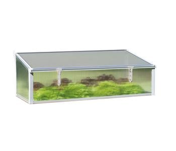 Juwel Thermofrühbeet 130/60, ca. B126/H40/T58 cm, Silber - Polycarbonat, Kunststoff