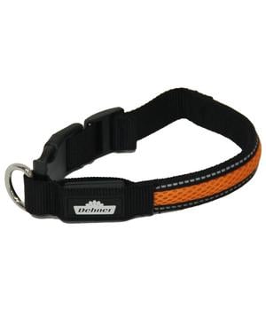 Dehner Lieblinge LED-Hundehalsband Flash Collar, orange