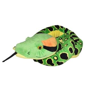 WILD REPUBLIC Stofftier Schlange Anaconda, Grün - Polyester
