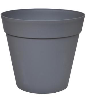 Vasar Kunststoff-Topf Modern Chicago, rund, dunkelgrau