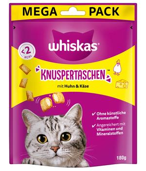 Whiskas® Katzensnack Knuspertaschen, 180 g