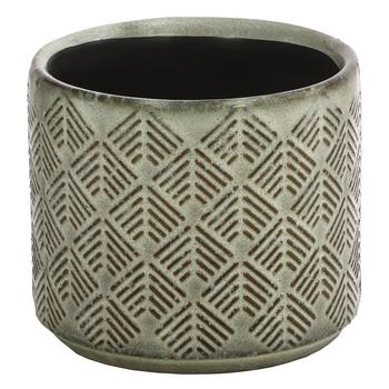 Dehner Keramik-Übertopf Elian, rund, ca. Ø8 cm