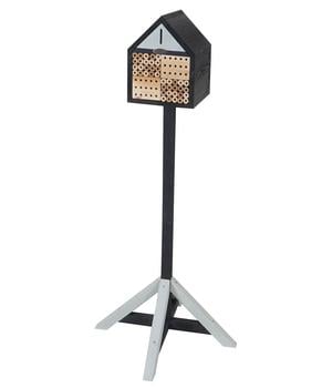 Dehner Natura Premium Insektenhotel Aliena, inkl. Ständer, ca. B23/H129/T25 cm