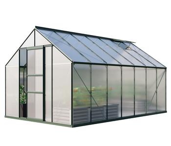 Vitavia Gewächshaus Neptun 11500 HKP, ca. B257/H230/T445 cm, Dunkelgrün - Aluminium, Polycarbonat
