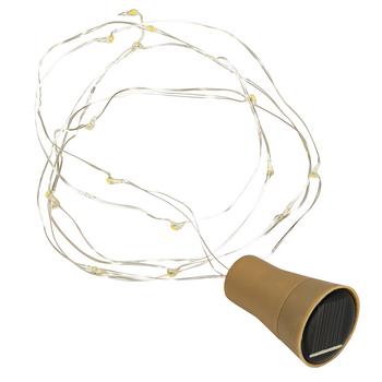 Dehner Solar-Flaschenbeleuchtung, 4 Stück