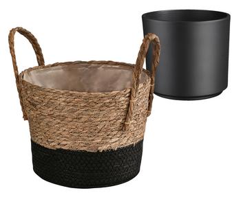 Dehner Übertopf-Set Urban Green, 2-teilig