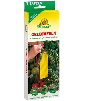 Neudorff Gelbtafeln, kleinformatig, 7 Stück