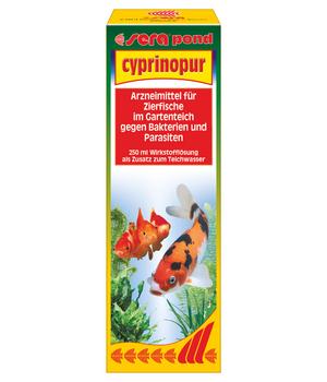 sera pond Cyprinopur Arzneimittel für Zierfische im Gartenteich