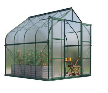 Vitavia Gewächshaus Saturn 6700 HKP, inkl. Stahlfundamentrahmen, ca. B264/H255/T258 cm