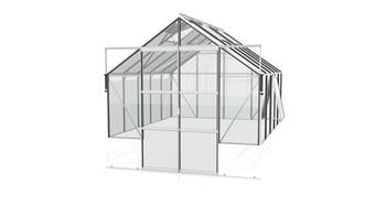 Vitavia Gewächshaus Cassiopeia 8300 ESG, ca. B257/H249/T323 cm