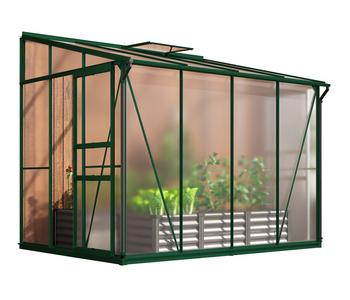 Vitavia Gewächshaus Iris 5200 HKP, ca. B262/H221/T201 cm, Dunkelgrün - Aluminium / Polycarbonat