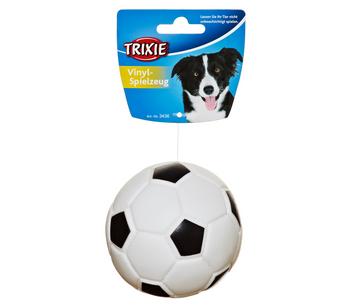 Trixie Hundespielzeug Vinyl-Fußball, Ø 10 cm