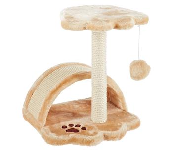 Trixie Kratzbaum Vitoria, ca. B36/H43/T36 cm, Beige - Plüsch / Sisal