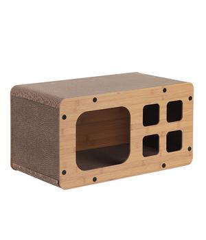 Dehner Lieblinge Kratzpappe Tesoro, ca. B53,5/H28/T28 cm, Hellbraun - Papier / MDF