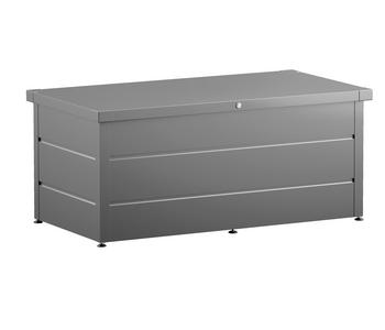 Hörmann Gartenbox Juno Modern 1620, 700 Liter, ca. B166/H72,5/T87,5 cm, Graualuminium - Stahl / Blech
