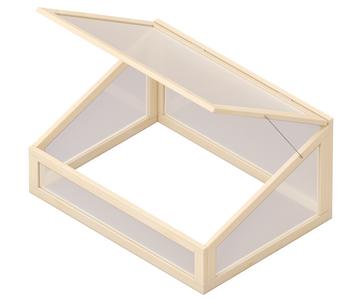 Upyard Frühbeet-Aufsatz, ca. B81,5/H6,5/T60,5 cm, Natur - Nadelholz / Kunststoff