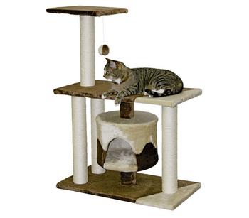 KERBL Kratzbaum Jade Pro, Beige / Braun - Plüsch Sisal