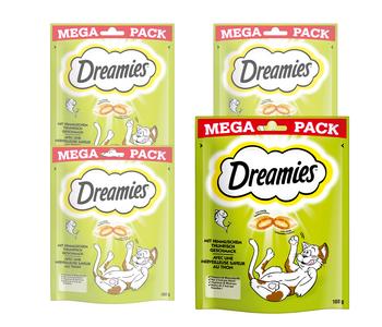 Dreamies™ Katzensnack, 4 x 180 g