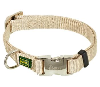 HUNTER® Hundehalsband Vario Basic Alu Strong, beige