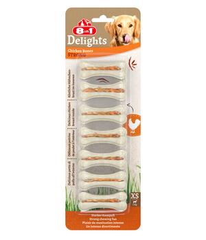 8in1 Hundesnack Delights Strong Kauknochen