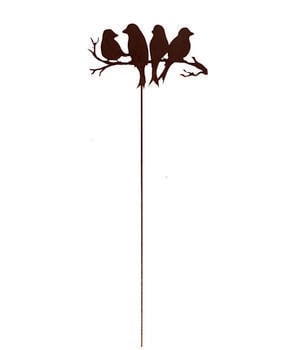 Badeko Metall-Dekostab Vogel, ca. H110 cm