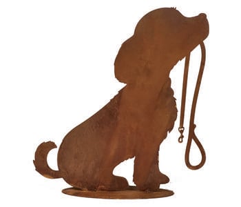 Badeko Metall-Hund Rocki, ca. H30 cm