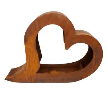 Badeko Metall-Herz Lydia zum Bepflanzen, ca. H61 cm