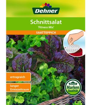 Dehner Saatteppich Schnittsalat 'Fitness Mix', 15 x 150 cm