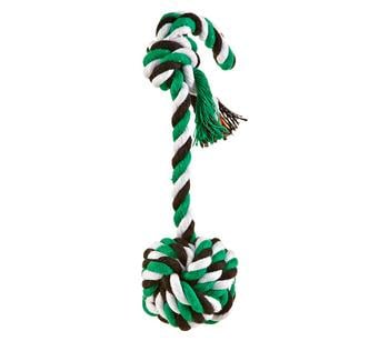 Trixie Hundespieltau mit eingeflochtenem Ball, ca. L30 cm - Baumwolle