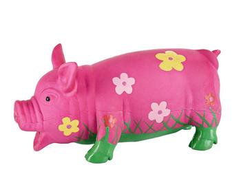 Trixie Hundespielzeug Blumenschwein aus Latex, ca. B20 cm