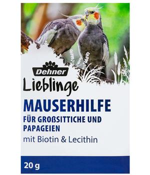 Dehner Lieblinge Mauserhilfe für Großsittiche und Papageien, 20 g