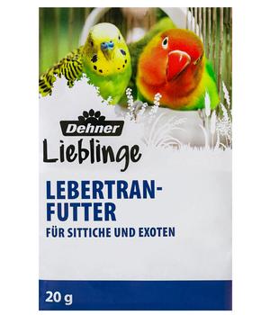 Dehner Lieblinge Lebertranfutter für Sittiche und Exoten, 20 g