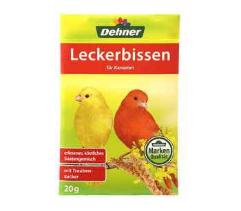 25 x Dehner Lieblinge Leckerbissen für Kanarien, 20 g - Mindestbestellmenge: 25 Stk.