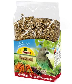JR FARM Vogelfutter Individual Sperlings- & Langflügelpapagei, 1 kg