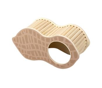 Dehner Lieblinge Nagerhaus Peanut, ca. B24,5/H11,6/T10 cm, Hellbraun / Natur - Kiefernholz Sperrholz