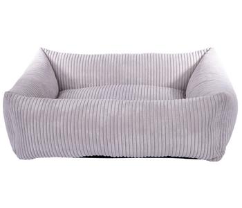 petlando Hundebett Gent, rechteckig, Hellgrau - Polyester