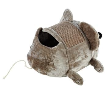 Trixie Kuschelhöhle Lukas, Grau - Plüsch / Sisal