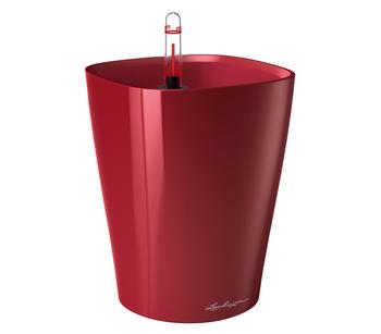 LECHUZA DELTINI, All-in-One-Set, Dunkelrot - Kunststoff