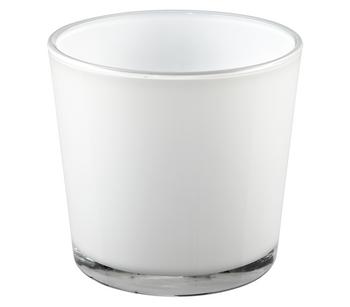 Dehner Glas-Übertopf Conner, konisch