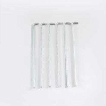Biohort Bodenanker-Paket, Silber - Stahl