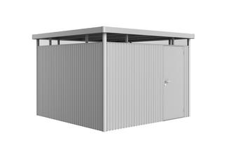 Biohort Metallgerätehaus HighLine H6, ca. B314,3/H221/T314,3 cm, Silber - Stahl