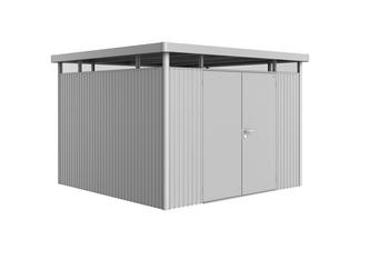 Biohort Metallgerätehaus HighLine H6, ca. B314,3/H221/T314,3 cm, Silber - Stahl