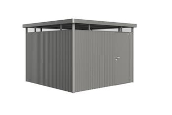 Biohort Metallgerätehaus HighLine H6, ca. B314,3/H221/T314,3 cm, Quarzgrau - Stahl