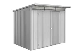 Biohort Metallgerätehaus AvantGarde ECO A5, ca. B260/H218/T220 cm, Silber - Stahl