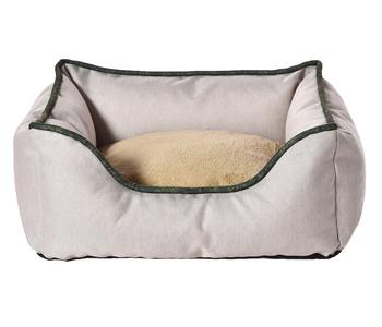 Dehner Lieblinge Kuschelbett Beanie, rechteckig, beige