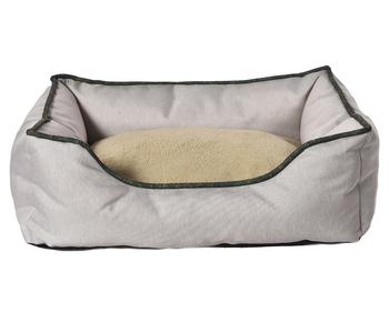 Dehner Lieblinge Kuschelbett Beanie, rechteckig, beige
