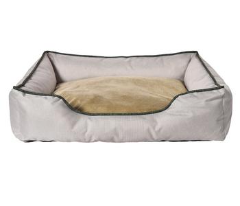 Dehner Lieblinge Kuschelbett Beanie, rechteckig, beige
