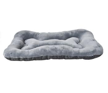 Dehner Lieblinge Kuschelkissen Cleo, rechteckig, grau