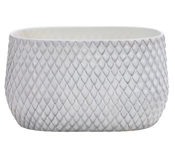 Dehner Keramik-Jardiniere Tamir, bauchig, ca. B28/H16/T16 cm